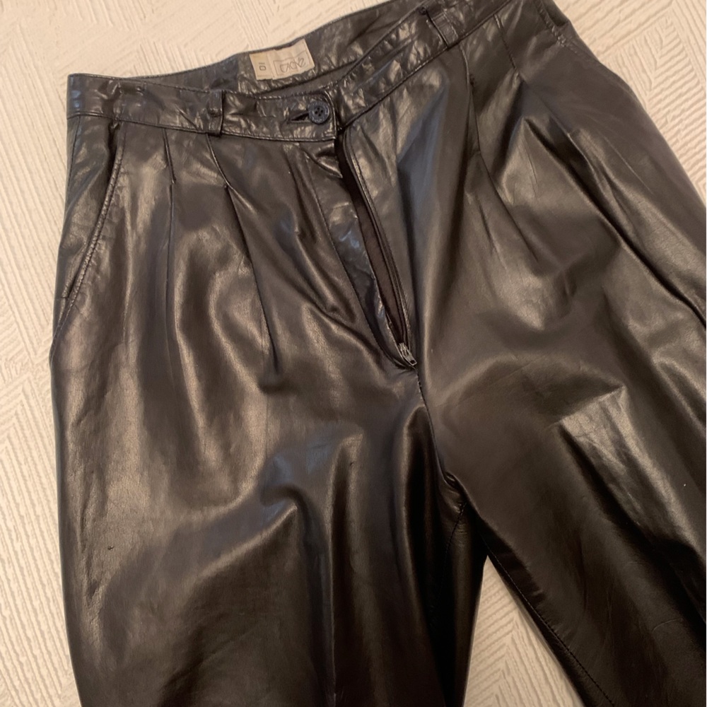 Vintage Cache Faux leather pants Size 10
